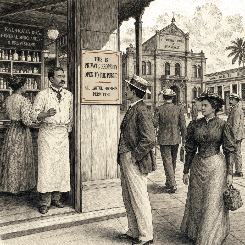 Illustration accompanying article: Supreme Court strikes down Hawaii's 'vampire rule' for gun owners