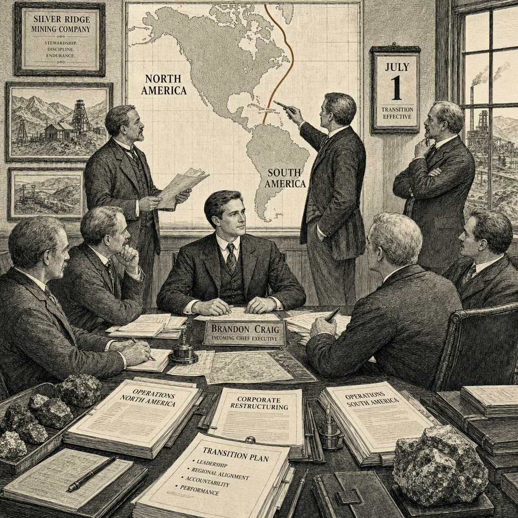 Illustration accompanying article: BHP splits Americas role in executive reshuffle ahead of CEO transition