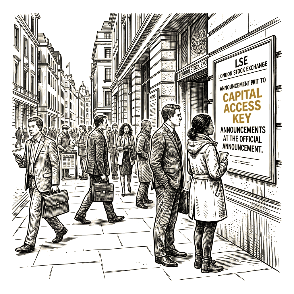 Illustration accompanying article: LSE deputy CEO says capital is key to reviving London's public markets