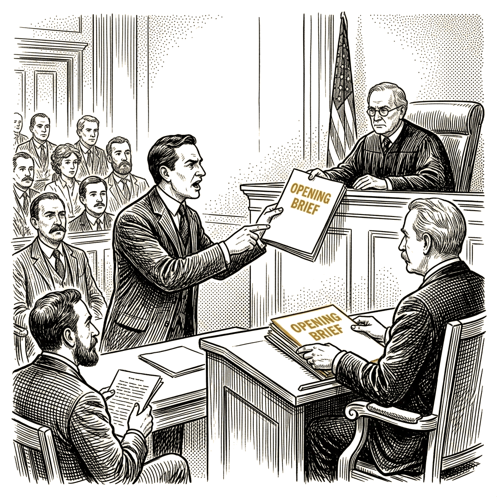 Illustration accompanying article: Government appeals order for tariff refunds to all importers