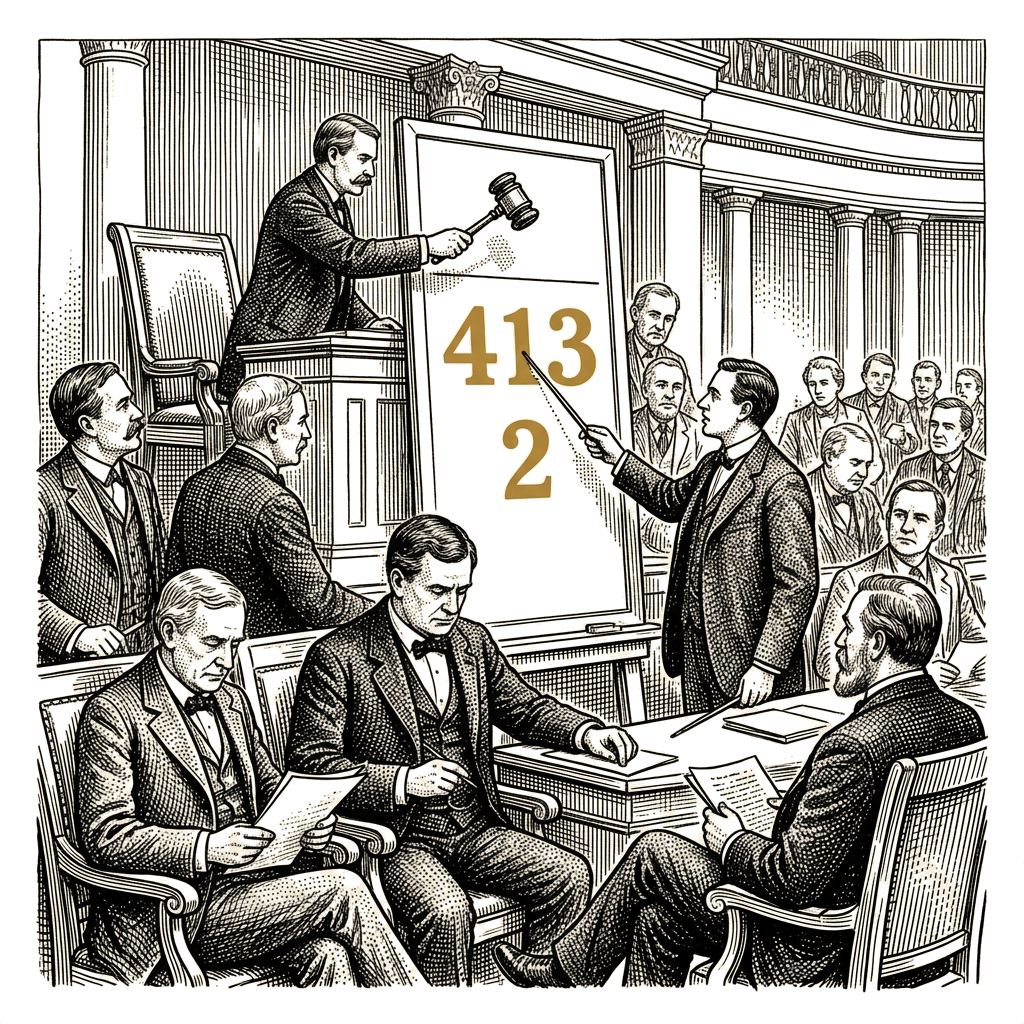 Illustration accompanying article: House votes 413-2 to formally censure Rep. Chuck Edwards over staff conduct