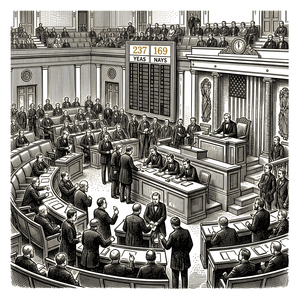 Illustration accompanying article: House sends Israel-boycott university bill to Senate in 237-169 vote