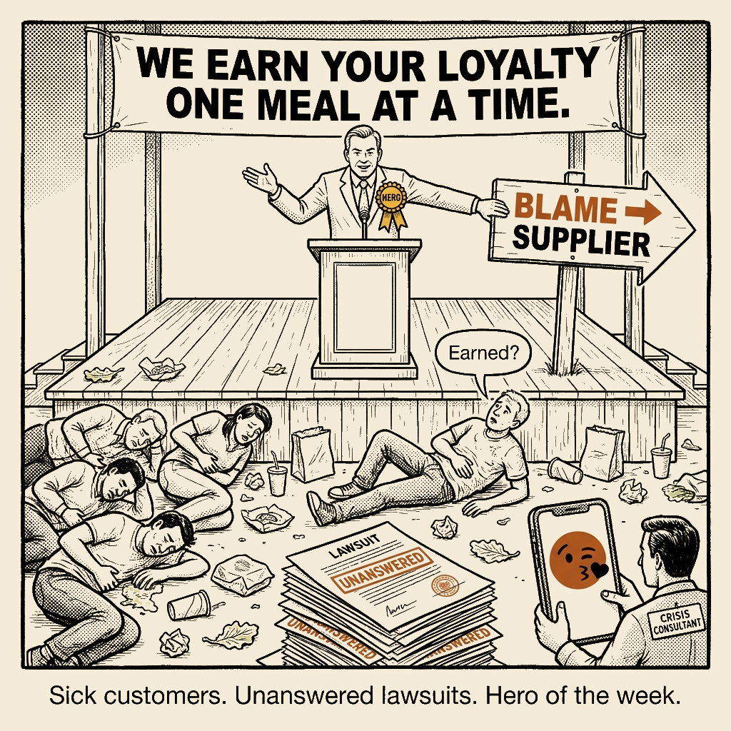 Unsigned MSI house political cartoon: Earned Loyalty
