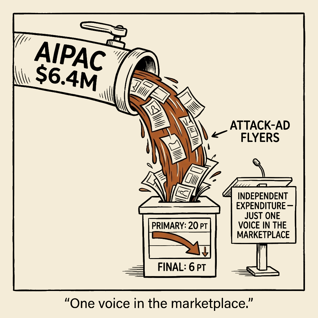 Unsigned MSI house political cartoon: Just one voice
