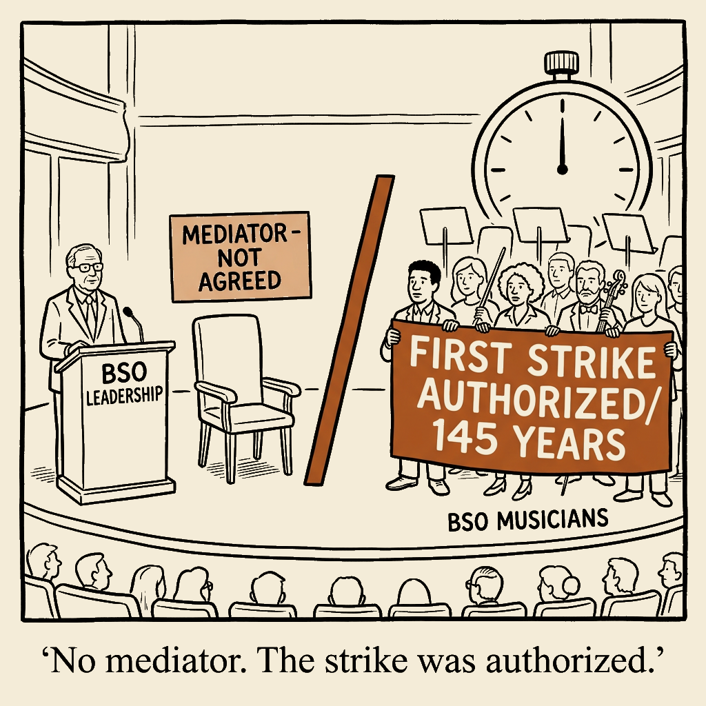 Unsigned MSI house political cartoon: The Mediator Was Missing