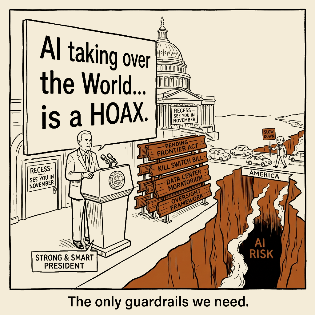 Unsigned MSI house political cartoon: The only guardrails we need