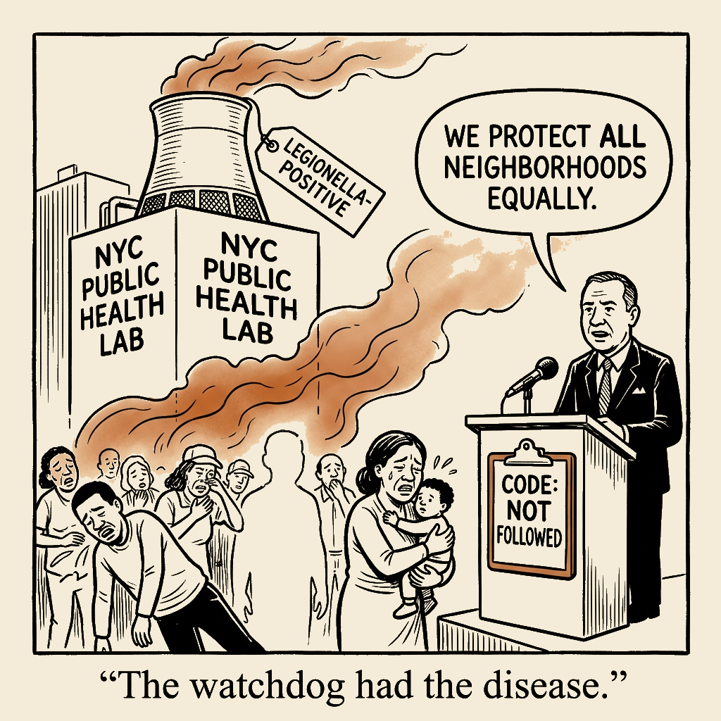 Unsigned MSI house political cartoon: The Watchdog Had the Disease