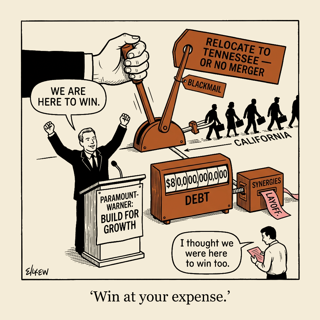 Unsigned MSI house political cartoon: Win at your expense