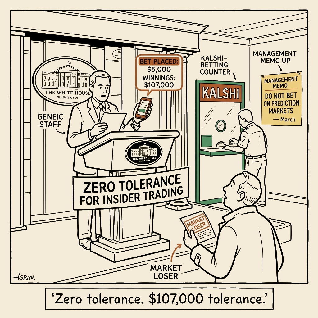 Unsigned MSI house political cartoon: Zero Tolerance