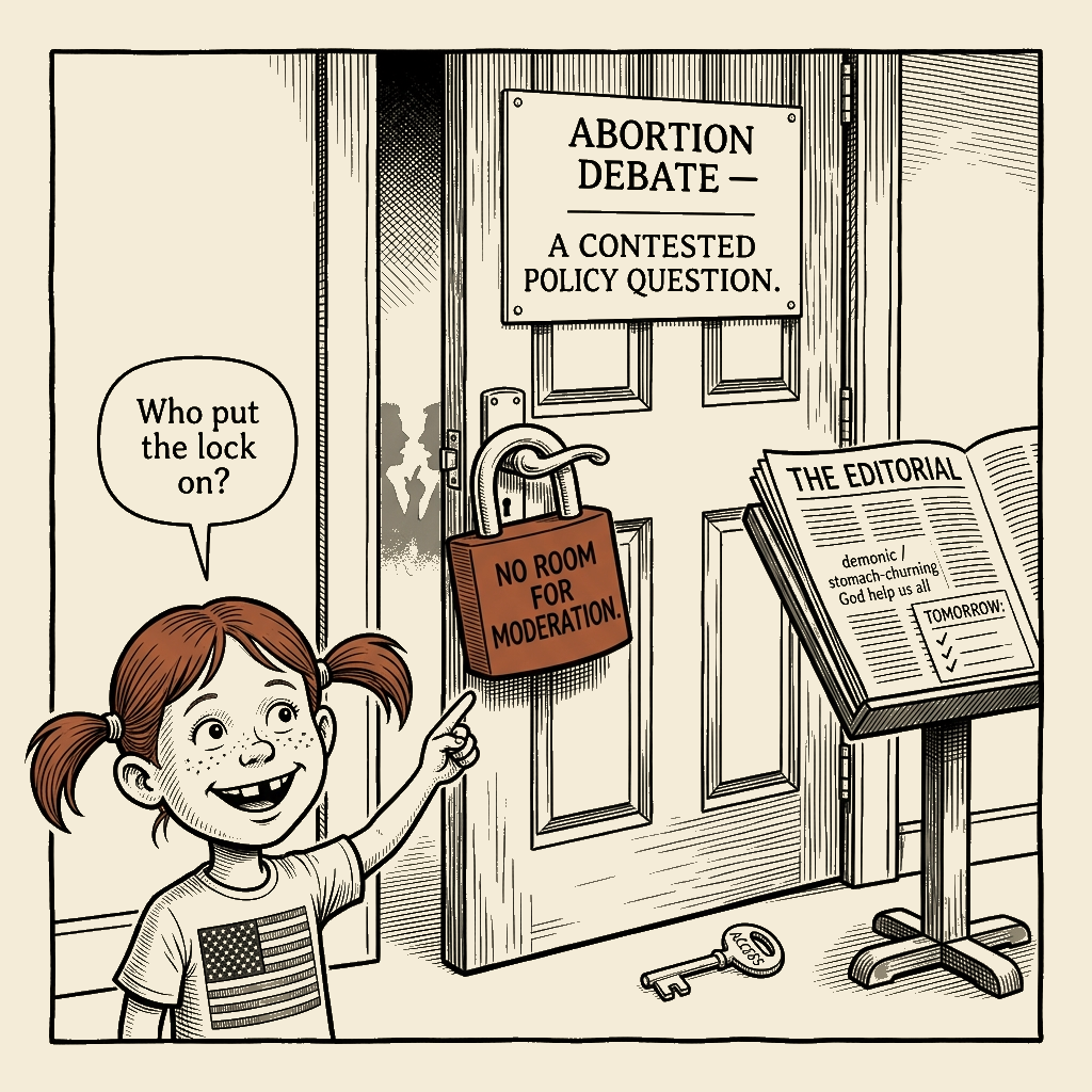Political meme cartoon by Mimi Wright-Fubar: Lock and Key