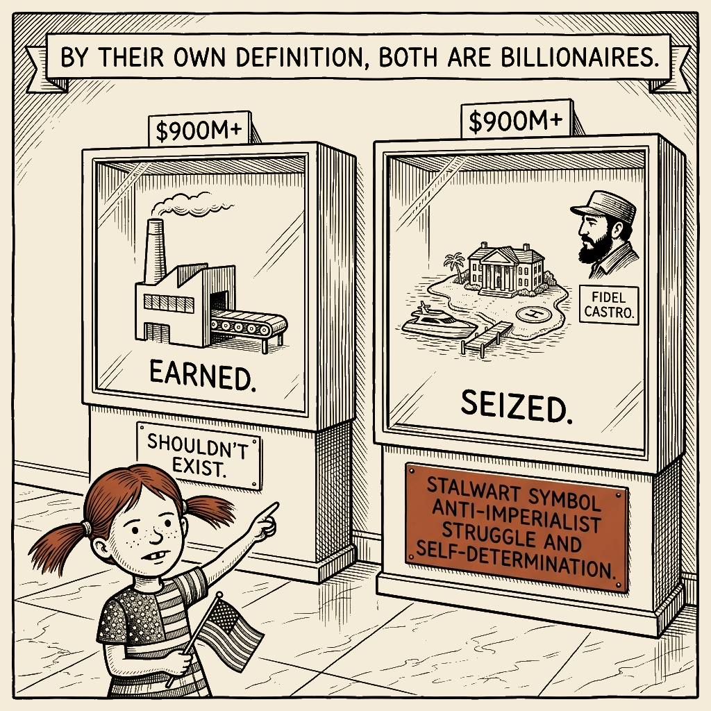 Political meme cartoon by Mimi Wright-Fubar: Stalwart Symbol