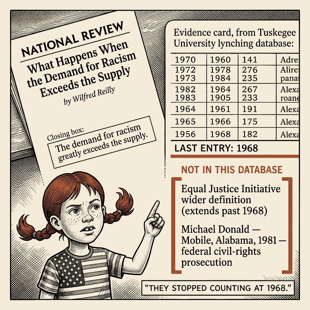 Political meme cartoon by Mimi Wright-Fubar: The 1968 Shelf
