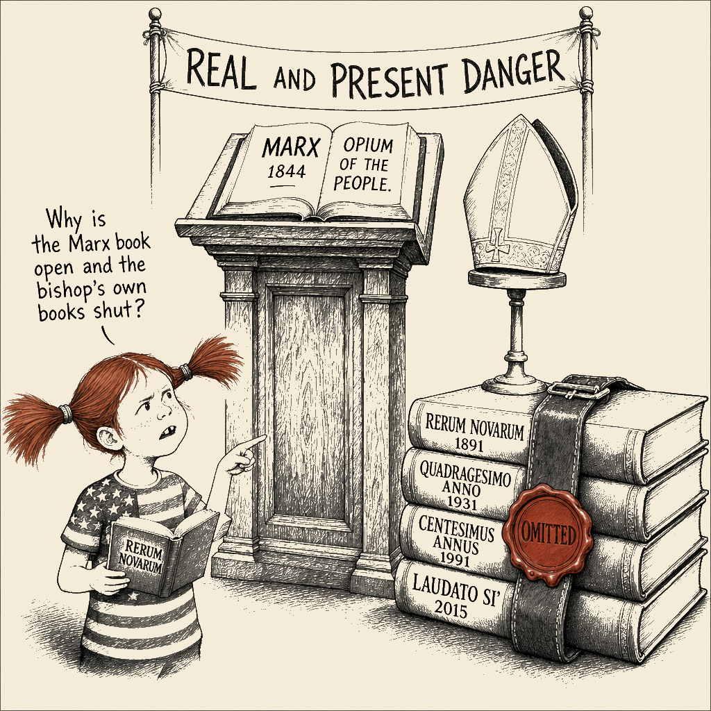Political meme cartoon by Mimi Wright-Fubar: The Books That Stayed Shut