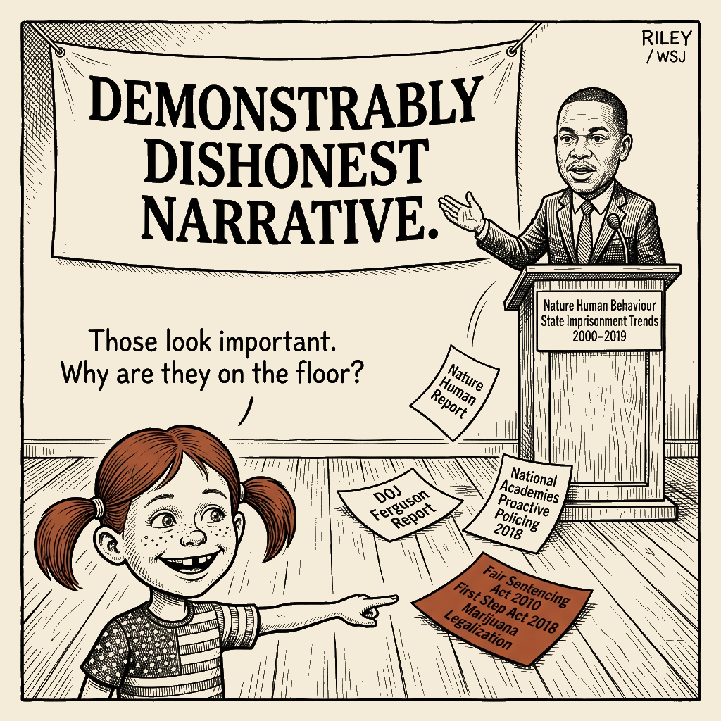 Political meme cartoon by Mimi Wright-Fubar: The Dropped Receipts