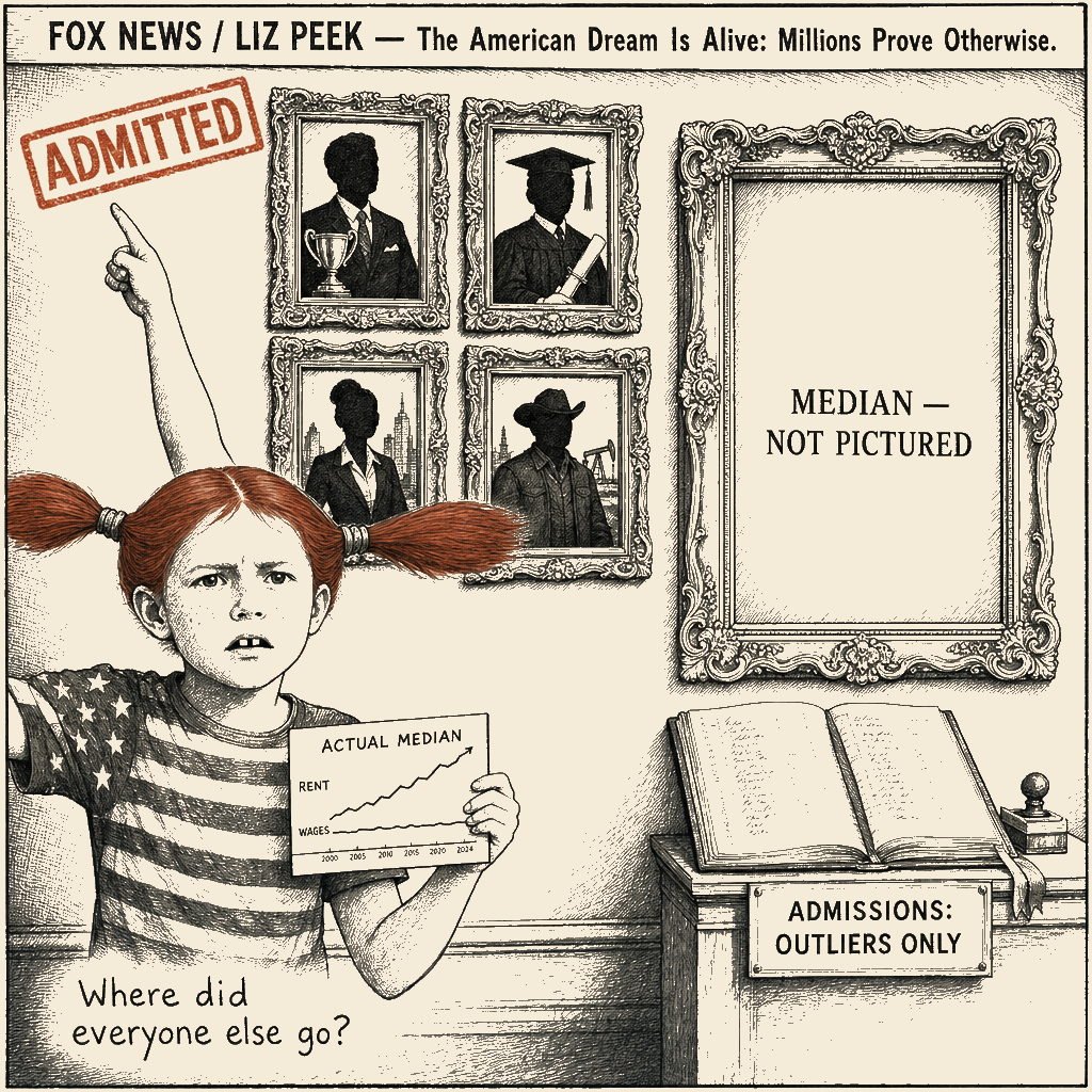 Political meme cartoon by Mimi Wright-Fubar: The Gallery Is Curated