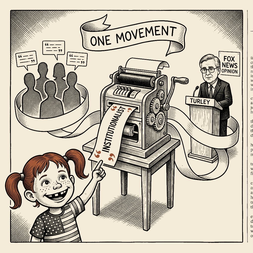 Political meme cartoon by Mimi Wright-Fubar: The Label Maker