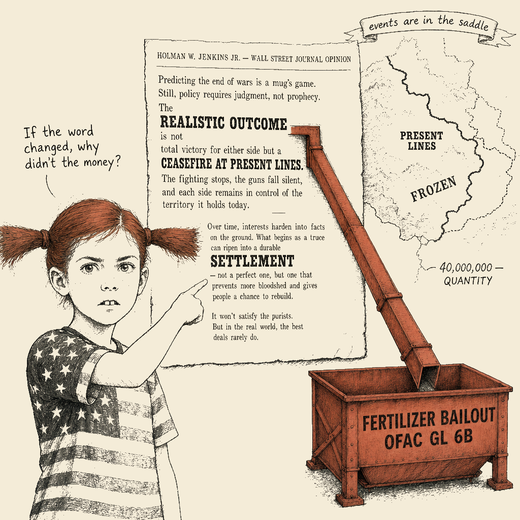 Political meme cartoon by Mimi Wright-Fubar: The Realism Chute