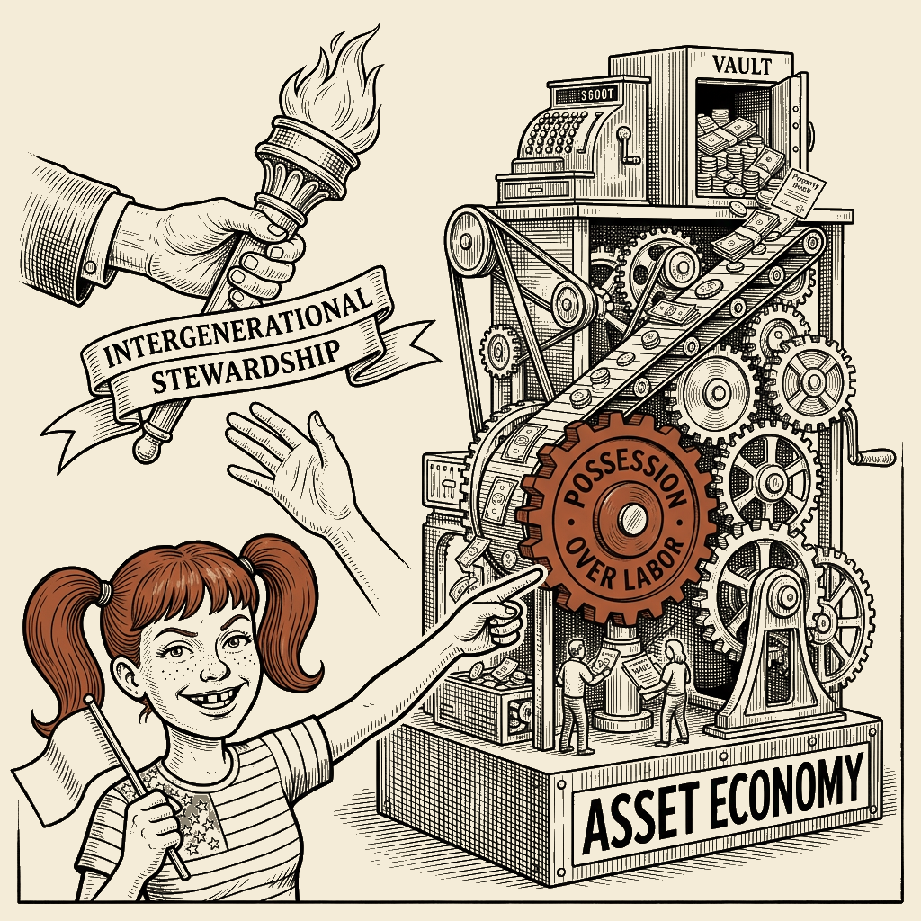 Political meme cartoon by Mimi Wright-Fubar: The Torch Went Down. The Machine Went Up.