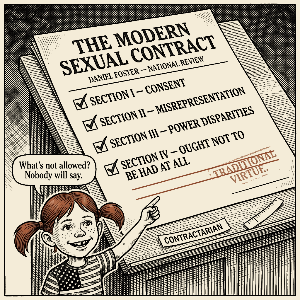 Political meme cartoon by Mimi Wright-Fubar: The Trojan Contract