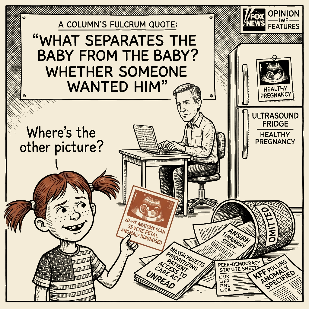 Political meme cartoon by Mimi Wright-Fubar: Where's the Other Picture?