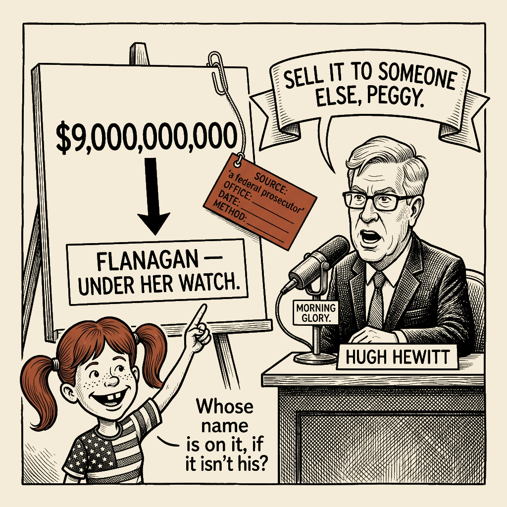 Political meme cartoon by Mimi Wright-Fubar: Which Federal Prosecutor?