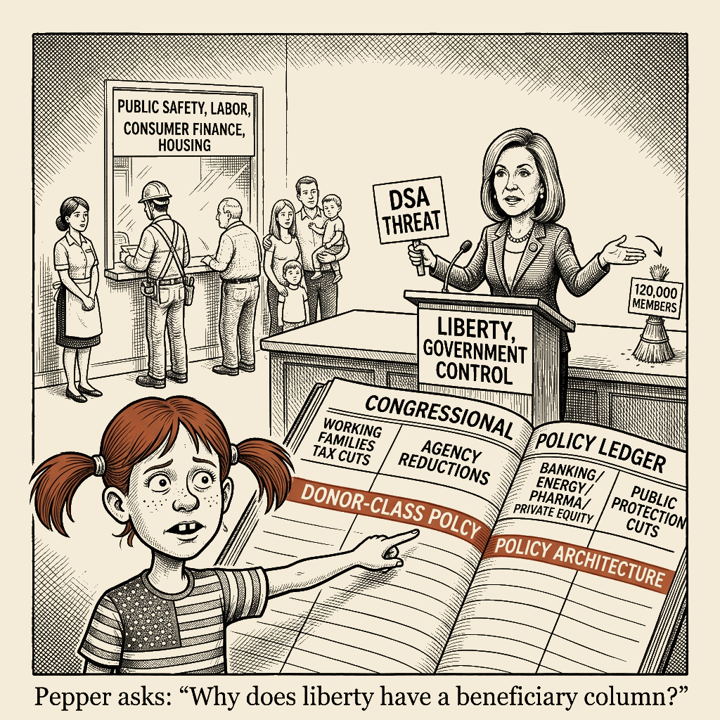 Political meme cartoon by Mimi Wright-Fubar: Who Runs Your Life?