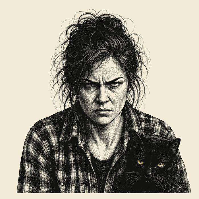 Engraved portrait of Barb McGowan